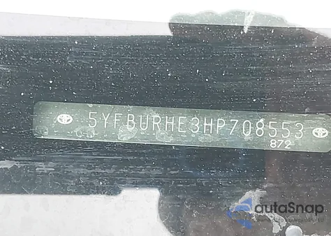 2017 Toyota Corolla Le z USA, uszkodzony, nr VIN 5YFBURHE3HP708553